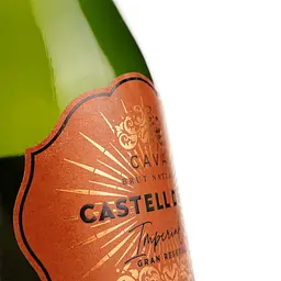 Вино ігристе Castell d’Or Cava Brut Nature Gran Reserva біле сухе 0.75 л - мініатюра 3