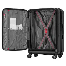 Wenger Валіза Wenger Amplix Hardside Medium, середня, полікарбонат, TSA, 4 колеса, розширення, чорний - мініатюра 10