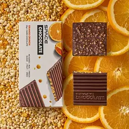 Темний шоколад Spacefood Space Chocolate Orange Crunch, 25 грам - Апельсин - мініатюра 3