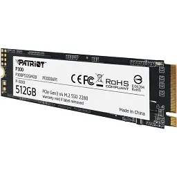 SSD внутрішні Patriot P300 512GB M.2 2280 NVMe PCIe 3.0 x4 (P300P512GM28)