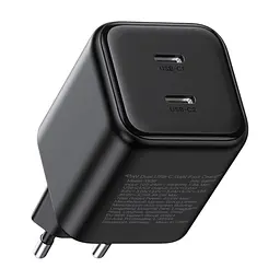 Зарядное устройство для Ugreen X526 2xUSB-C PD45W GaN black (65058) - миниатюра 4