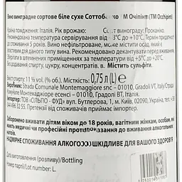 Вино Andrea Occhipinti Sottobanco 2021 IGT, 11%, 0,75 л (889327) - мініатюра 3
