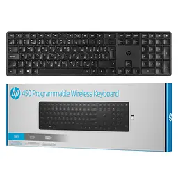 Клавіатура мембранна 450 Programmable, 108key, WL, EN/UK, чорний HP teh0013887 - мініатюра 10