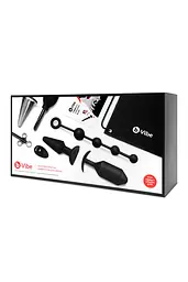 Набір секс-іграшок B-Vibe Anal Education Set: Masster's Degree Edition 7 шт. чорний - мініатюра 4