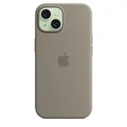 Силіконовий чохол CasePro Silicone Case with MagSafe Clay для iPhone 15 - мініатюра 4