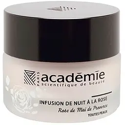 Нічний крем Academie Night Infusion Rose Cream Трояндова інфузія 30 мл (3145071615054) - мініатюра 2