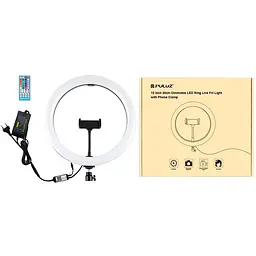 Кільцева LED лампа Puluz PU411EU 12` [78210] - мініатюра 2