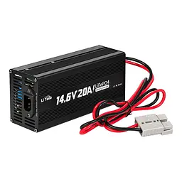 Зарядний пристрій для акумуляторних батарей LiFePO4 14.6V/20A LiTime L12V20A-BCHA-X (44-00537) - мініатюра 3