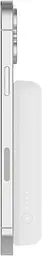 Портативний акумулятор із бездротовим заряджанням BPD004BTWT Power Bank Belkin Magnetic 5000 White - мініатюра 3