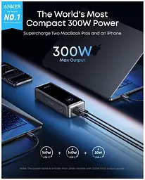 Портативний акумулятор (павербанк) Anker Prime 26250mAh 300W (A110AH11) чорний - мініатюра 6