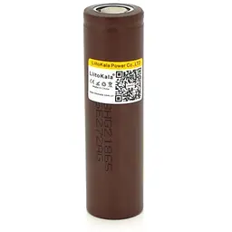Акумулятор 18650 3000mAh (2850-3000mah), 30A, 3.7V (2.75-4.2V), Brown, PVC BOX Liitokala (Lii-HG2)