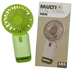 Портативний міні-вентилятор Multi Fan RL-07 акумуляторний USB Салатовий - мініатюра 5
