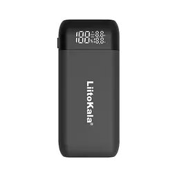 Зарядний пристрій для акумуляторів Liitokala 2 Slots, w func. Powerbank/PD/QC, USB/Type-C, LED disp, 18650/21700 (Lii-MP2) - мініатюра 1