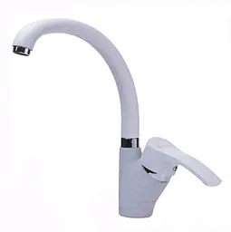 Змішувач для кухні Globus Lux GLQU-0203S-BIG-7-White Білий - мініатюра 2