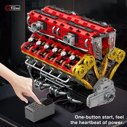 Конструктор Reobrix Двигун V12 Engine (33017) [171939] - мініатюра 8