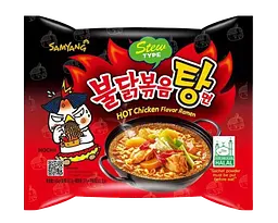 Гостра локшина швидкого приготування Samyang Buldak Hot Chicken Ramen Stew 145 г