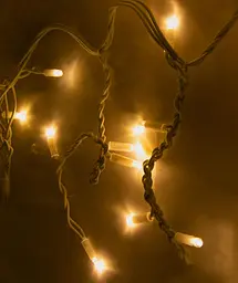 Гірлянда новорічна вулична Xmas Short Curtain-WW-1, бахрома 115 LED, тепле біле світло, 5.2×0.5 м - мініатюра 5