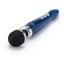 Вібромасажер Doxy Die Cast 3R Blue Flame металевий корпус перезаряджається - мініатюра 2