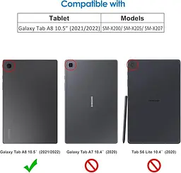 Чохол JETech для Samsung Galaxy Tab A8 10,5 дюймів - мініатюра 3