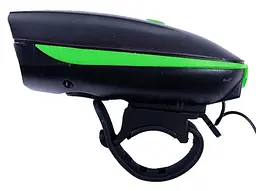 Вело фара та велосипедний сигнал на виносній кнопці Bike Light 7588 акумуляторний велоліхтар micro-USB - мініатюра 2