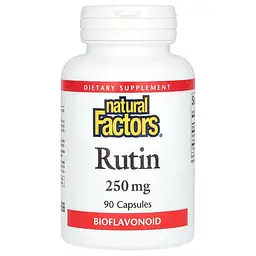 Амінокислота Rutin 250 mg, 90 капсул Natural Factors vit0004025 - мініатюра 1