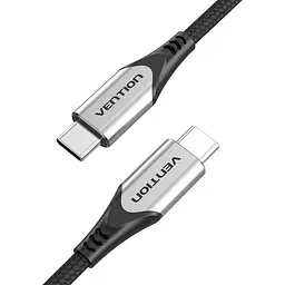Кабель Vention USB 3.1Type-C M-M,0.5м60W Cotton Braided (TAAHD) - мініатюра 5