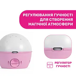 Іграшка-проектор Chicco Next 2 Stars, рожевий (07647.10) - мініатюра 4