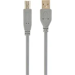 Кабель Maxxter USB 2.0 AM/BM 1.8 m Gray [U-AMBM-6G] [119021] - мініатюра 1
