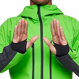 Куртка Black Diamond M Dawn Patrol Hybrid Shell M Vibrant Green (1033-BD 7450043048MED1) - мініатюра 5