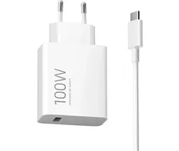 Зарядний пристрій Xiaomi 100W Charging Combo набір блок і кабель (BHR095VEU) білий - мініатюра 2