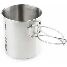 Горнятко-каструля GSI Outdoors Glacier Stainless Bottle Cup Large 710 мл Срібло (1099-68215)