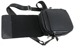 Сумка чоловіча-планшетка Reverse 19x22x8 см Чорний (F513 black) - мініатюра 6