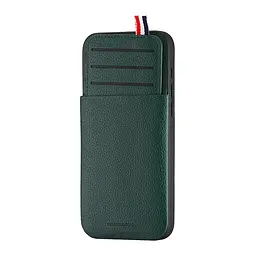 Чохол Jinduka Leather Pocket iPhone 15 Pro Max Green - мініатюра 4