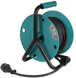Мережевий фільтр KS CR-15M, 3000Вт, 4х16А/230В, 3х1.5мм, IP44, 3.2кг, на котушці, 15м, чорний (KSCR-15M) - мініатюра 6