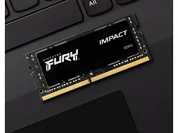 Модуль пам'яті Kingston Fury Impact SO-DIMM DDR4 16Gb (2x8Gb) (KF432S20IBK2/16) - мініатюра 3