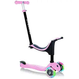 Самокат Globber Go Up Sporty з підсвічуванням світло-рожевий (452-210-3) - мініатюра 6