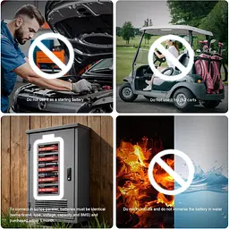 Акумулятор Dumfume LiFePO4 12V (12.8V/100Ah/1280Wh) (Dum-12,8V/100Ah-MINI MAX) [164636] - мініатюра 10