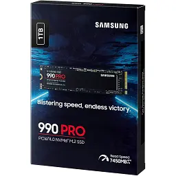 Накопичувач SSD M.2 2280 1TB 990 PRO Samsung (MZ-V9P1T0BW) - мініатюра 6