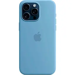 Чохол Silicone Case with MagSafe для Apple iPhone 15 Pro Max Winter Blue AAA [93254] - мініатюра 2