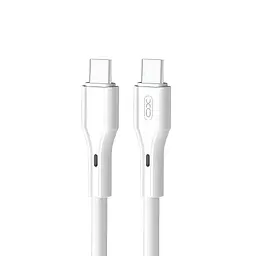 Кабель XO NB-Q231B Rock Series Type-c to Type-C 60W Data Cable Білий