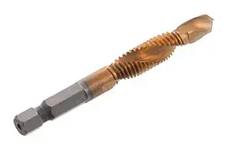 Свердло метчик по металу комбінований метричний Intertool M8 x 1.25 - мініатюра 2