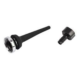 Анальний душ Black Mont Tapered Enema Attachment (чорний) - мініатюра 3