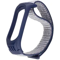 Ремінець Nylon Mi Band 5/6 Purple Сірий