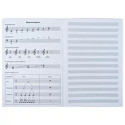 Нотний зошит А4 20арк. Cinnamoroll №CR26-404/Kite/ - мініатюра 2