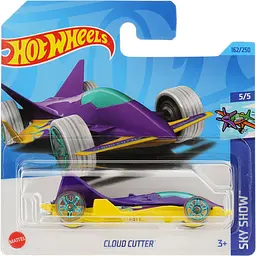 Базовая машинка Hot Wheels Sky Show Cloud Cutter желтая c фиолетовым (5785)