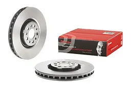 Диск гальмівний передній вентильований Fiat Ulysse, Lancia Phedra 02-25р Brembo (09.7680.21)