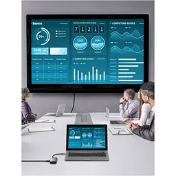 USB-хаб Baseus Metal Gleam Series 5-in-1 Multifunctional Type-C Hub Space Gray (CAHUB-CX0G) [72630] - мініатюра 10