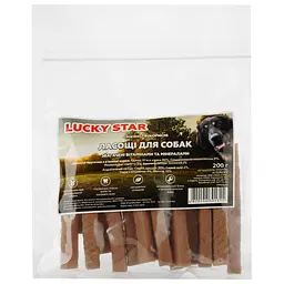 Ласощі для собак Lucky Star Апетитні брусочки з м'яса курки 10 см 200 г (PM064S) - мініатюра 3