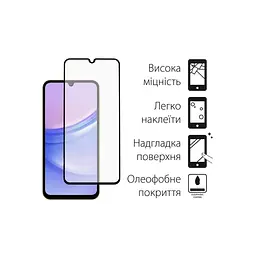 Чохол до мобільного телефона Dengos Kit for Samsung Galaxy A15 case + glass (Black) (DG-KM-69) - мініатюра 3