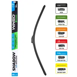 Безкаркасна щітка Winso Pro Shadow 28/700 мм (117700) - мініатюра 3